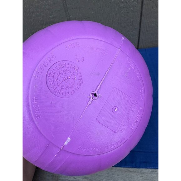 Purple Plastic Jack-O-Lantern Pumpkin Halloween Trick-Or-Treat Bucket Handle - Picture 6 of 6